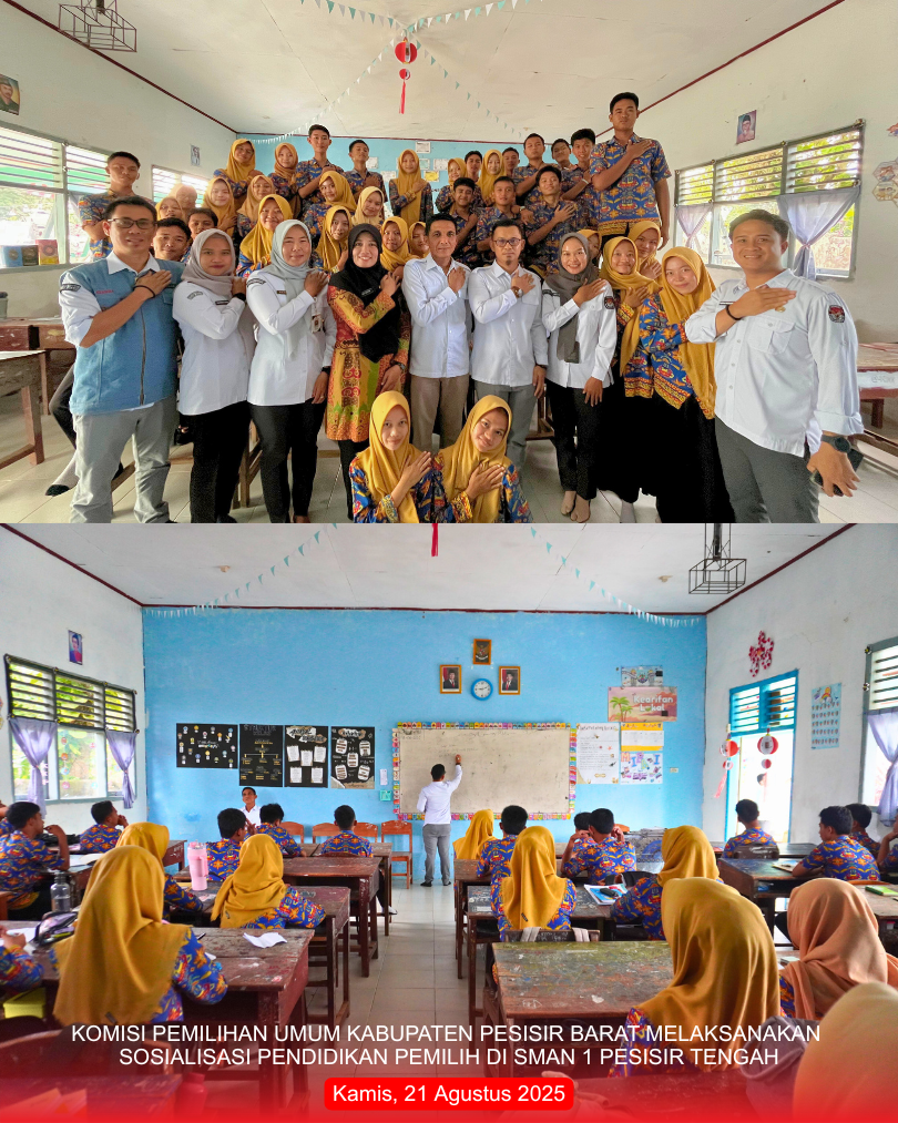 SOSIALISASI PENDIDIKAN PEMILIH DI SMAN 1 PESISIR TENGAH