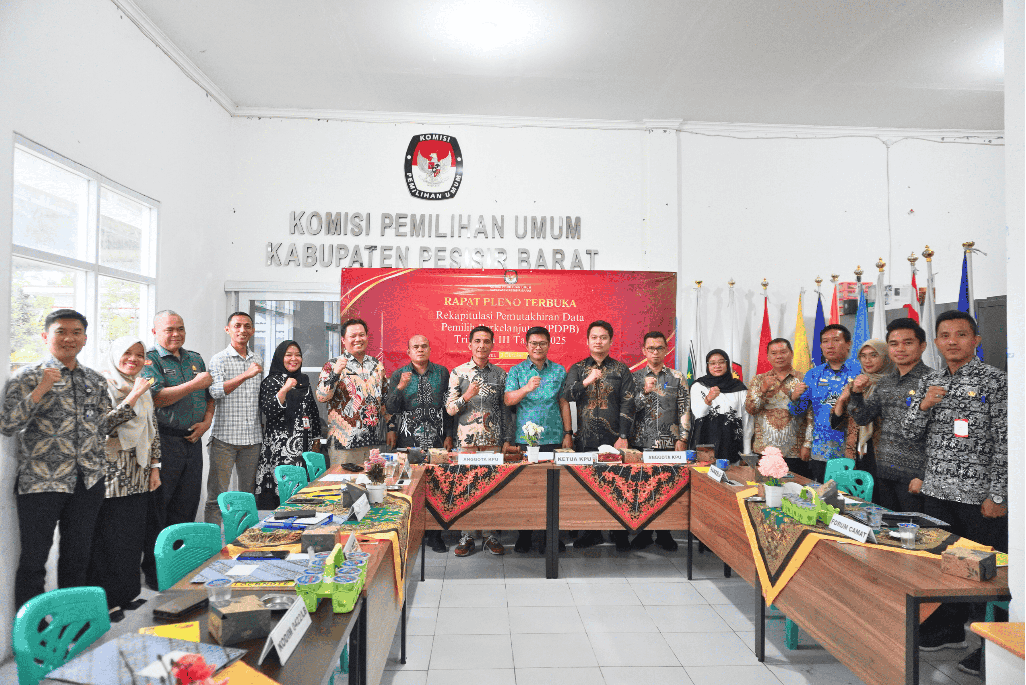 Rapat Pleno Terbuka Rekapitulasi PDPB Triwulan III