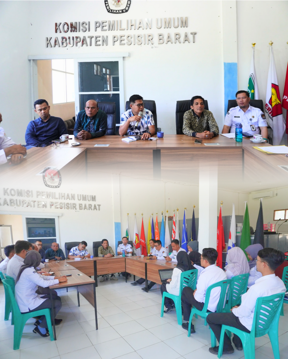 RAPAT PLENO BULANAN KPU KABUPATEN PESISIR BARAT. 03/11/2025