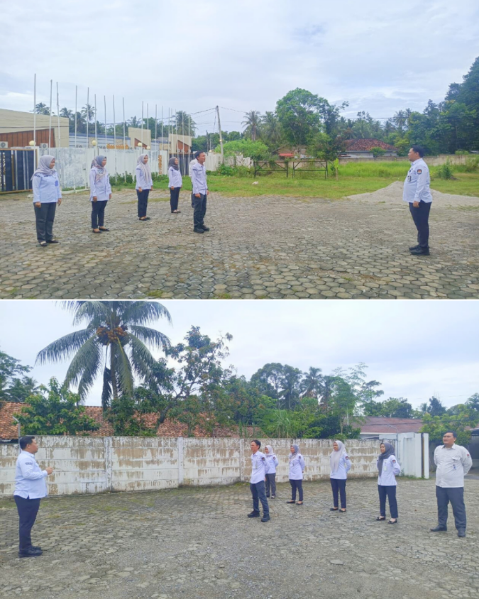 KPU Kabupaten Pesisir Barat Melaksanakan Apel Mingguan. 29/12/2025