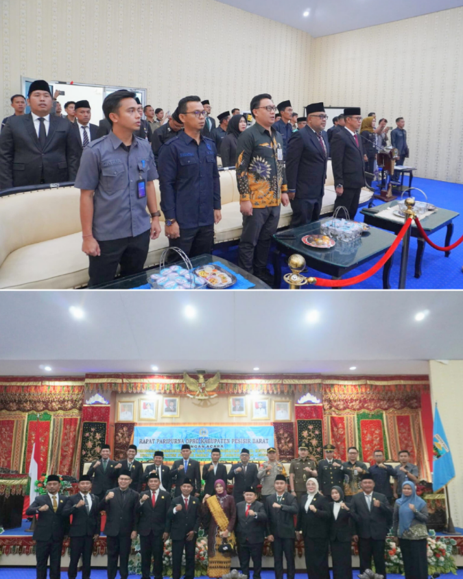 KPU Pesisir Barat Menghadiri Rapat Paripurna DPRD Kabupaten Pesisir Barat Terkait PAW. 23/12/2025