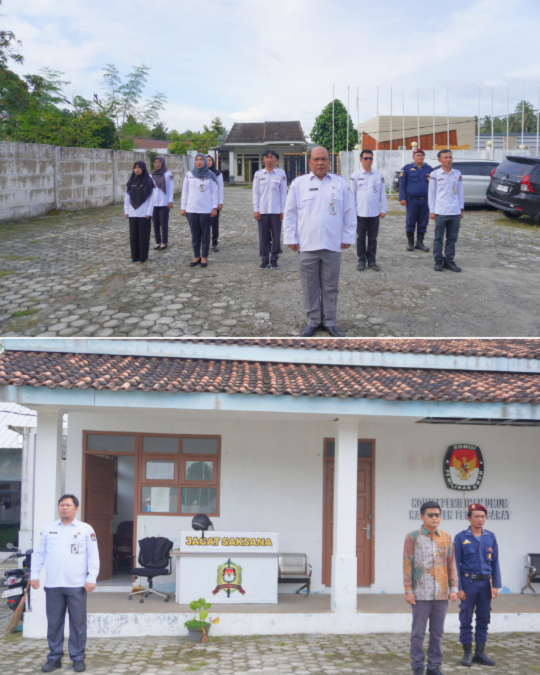 KPU PESISIR BARAT MELAKSANAKAN APEL RUTIN SETIAP HARI SENIN. 19/01/2026