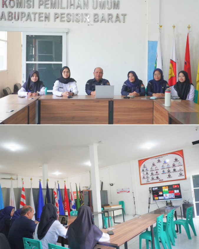 KPU Pesisir Barat Mengikuti Bimtek Penyusunan dan Penyampaian Laporan Keuangan Tahun 2025