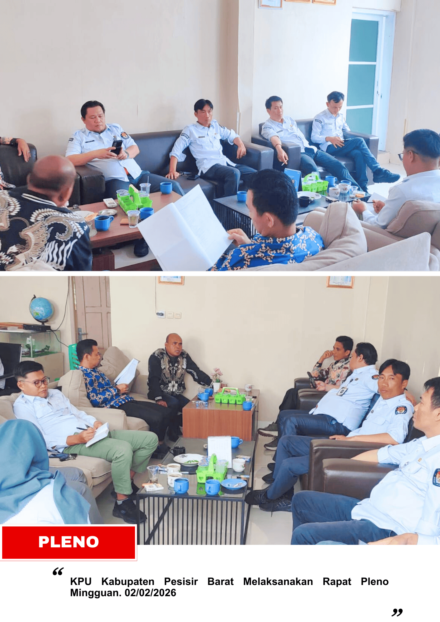 RAPAT PLENO MINGGUAN