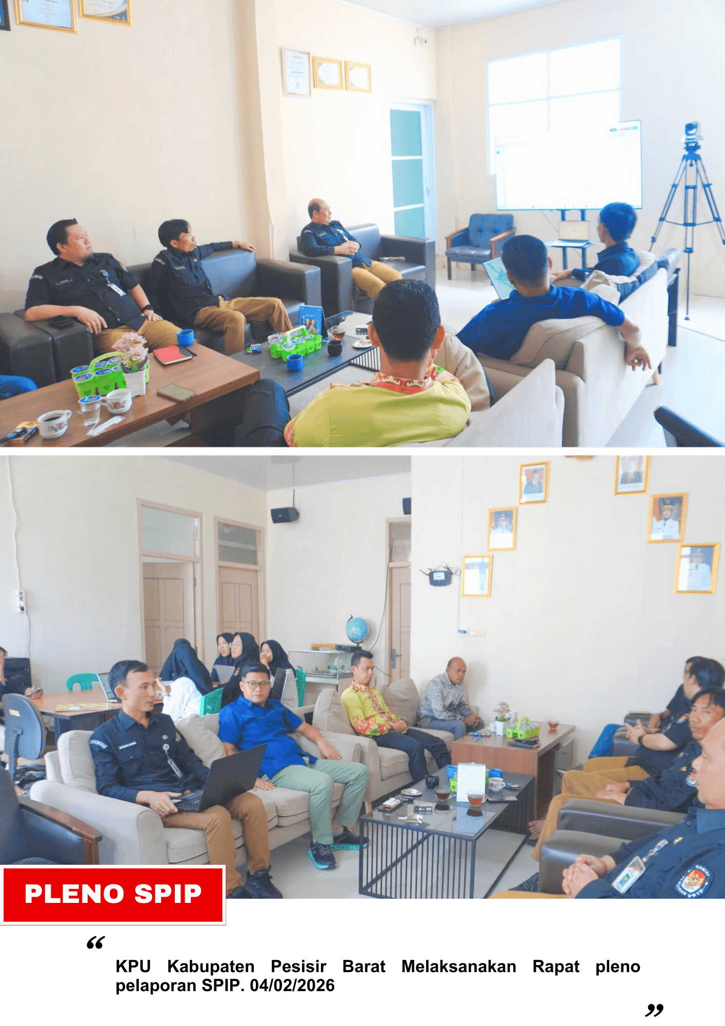 RAPAT PLENO PELAPORAN SPIP