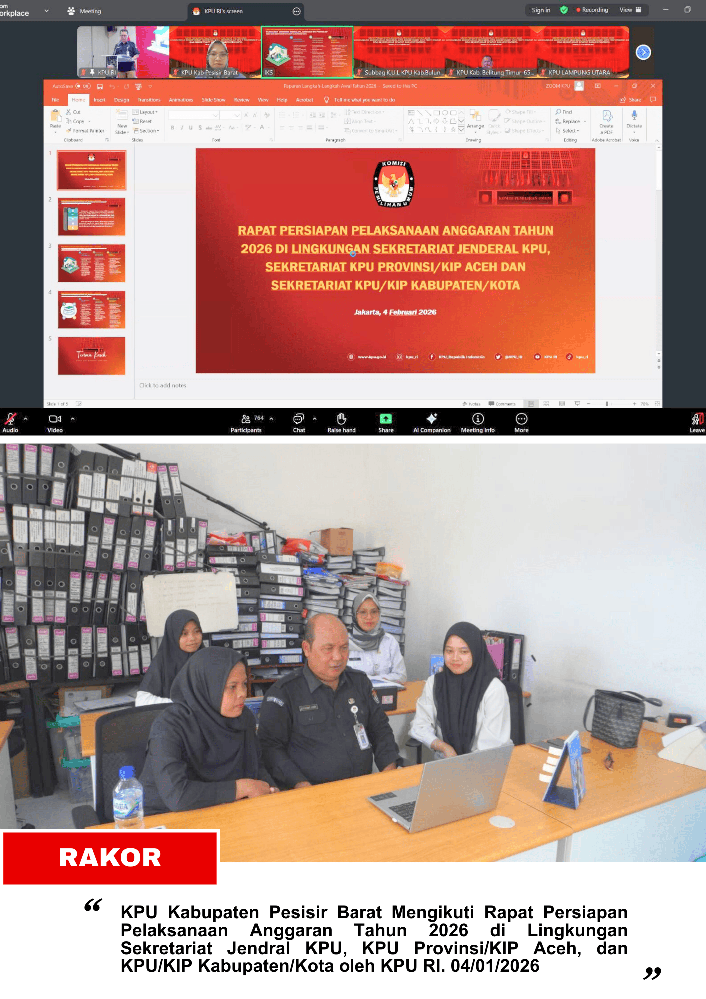 RAPAT  PERSIAPAN PELAKSANAAN ANGGARAN 2026